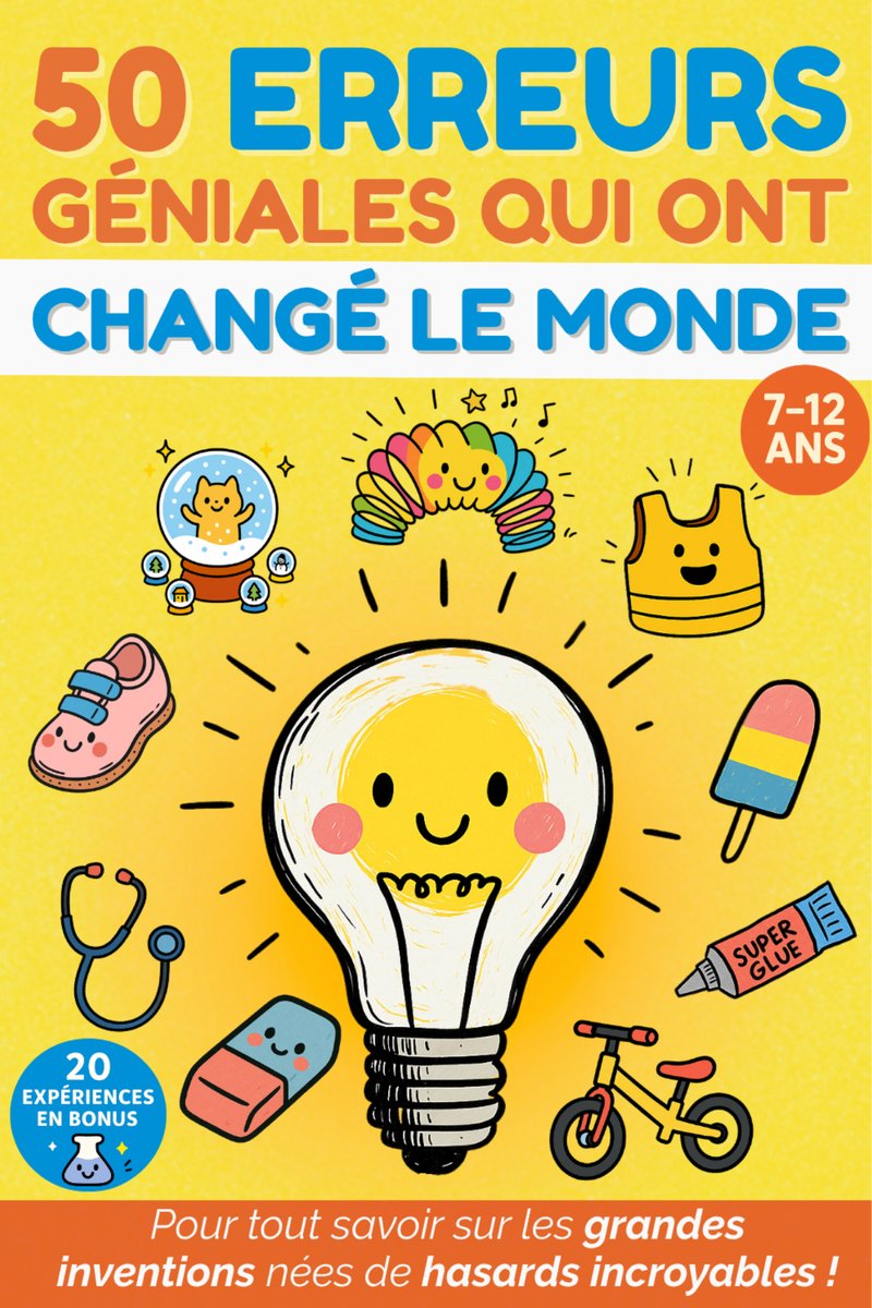 Couverture — 50 Erreurs Géniales qui ont changé le monde